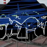 Graffiti artwork by super