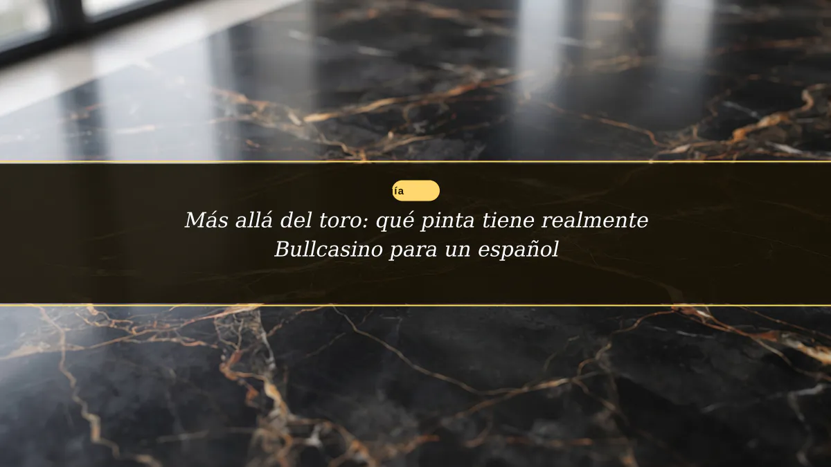 Más allá del toro: qué pinta tiene realmente Bullcasino para un español