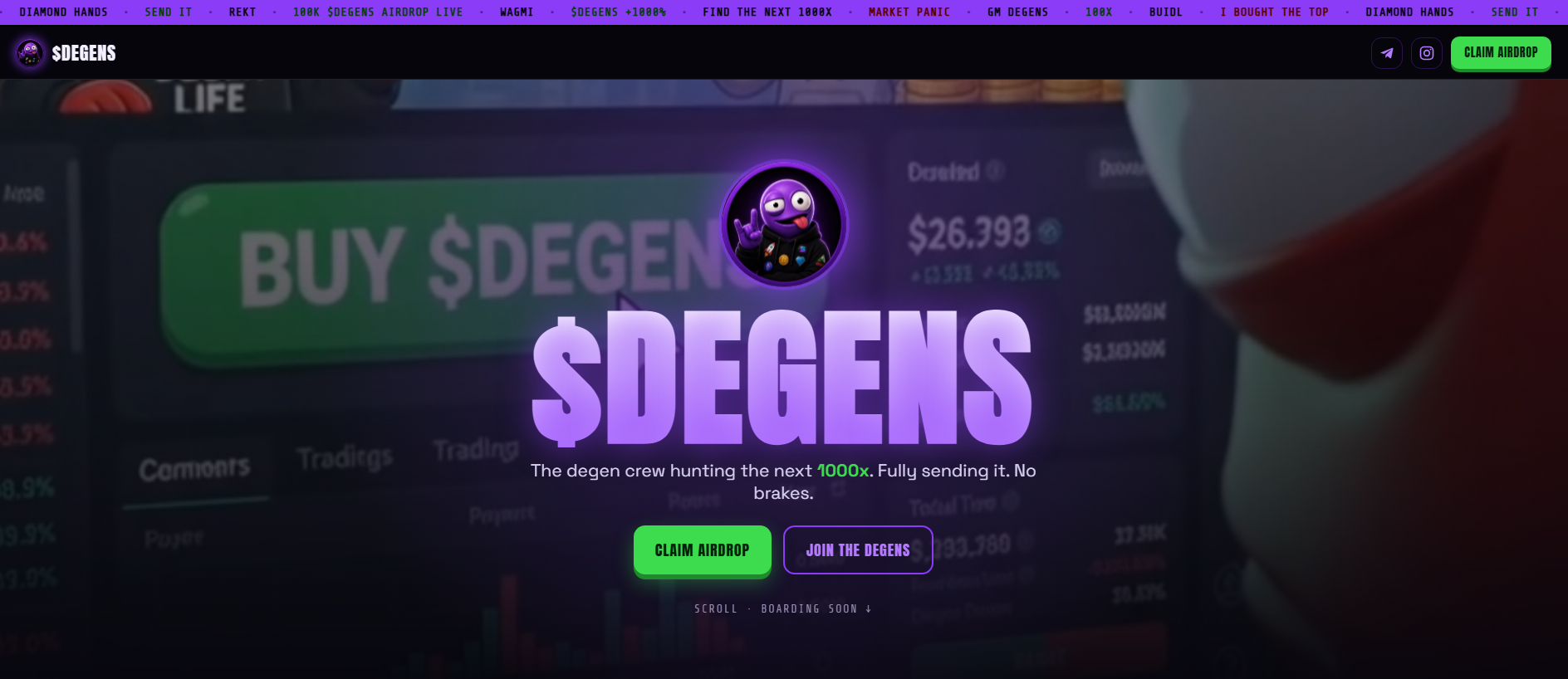Stored capture of thedegens.fun