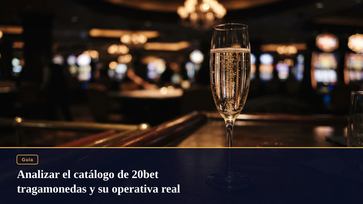 Analizar el catálogo de 20bet tragamonedas y su operativa real