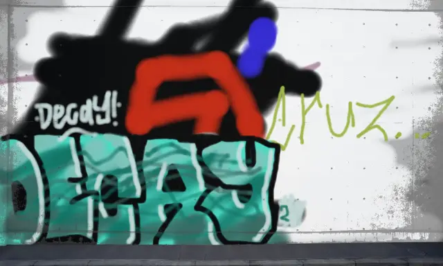 Graffiti artwork by DECAY
