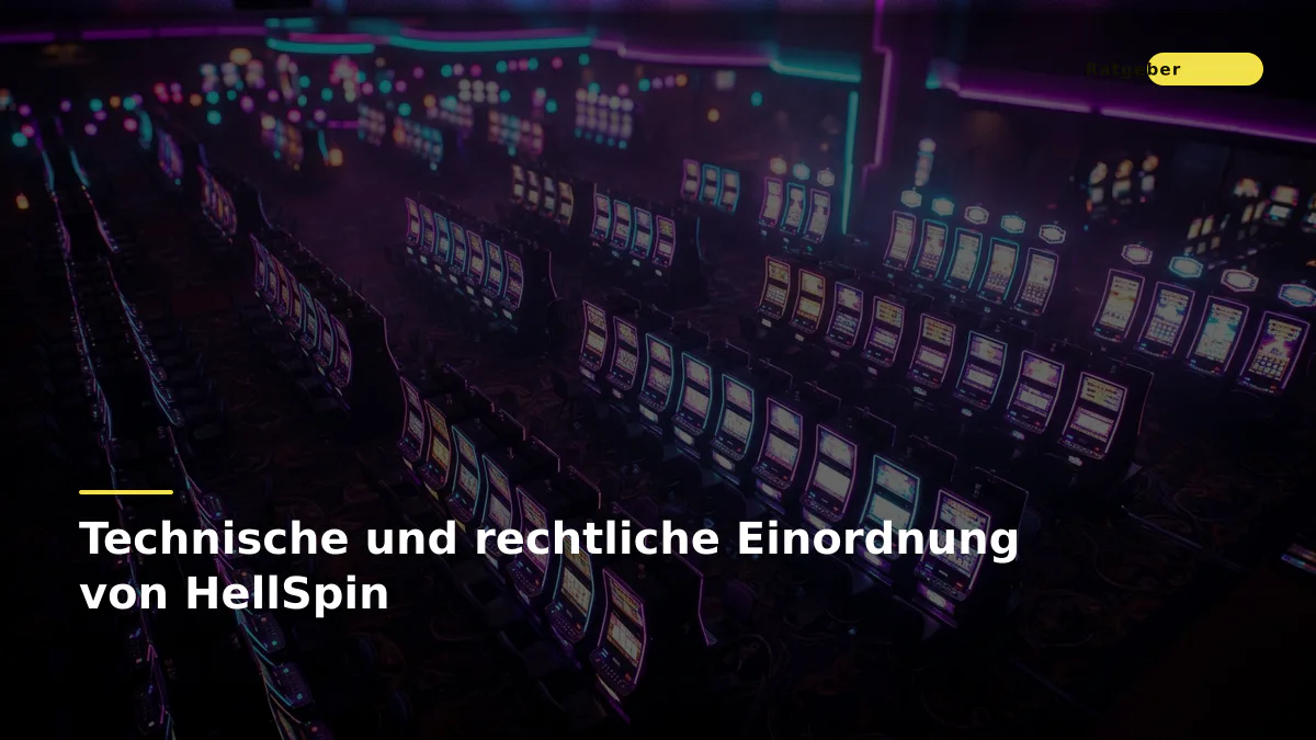 Technische und rechtliche Einordnung von HellSpin