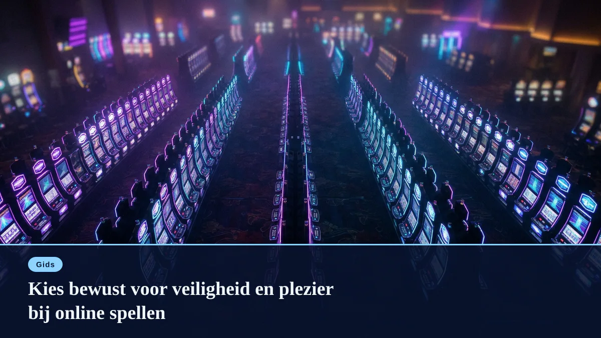 Kies bewust voor veiligheid en plezier bij online spellen