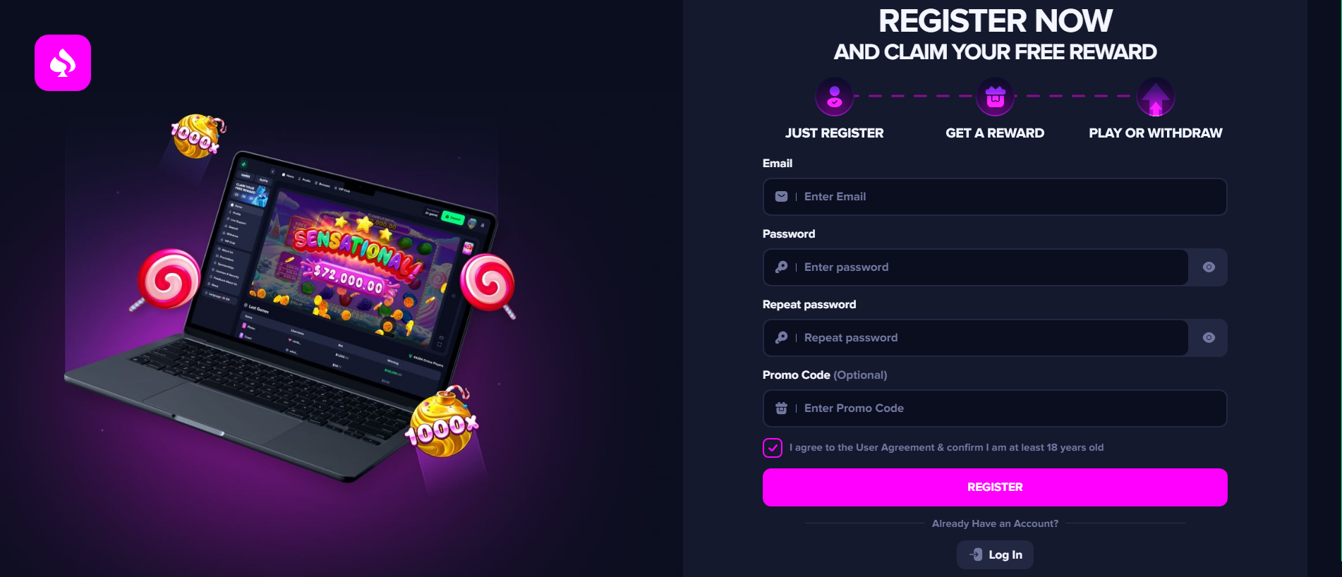 Stored capture of boostcasino.cc