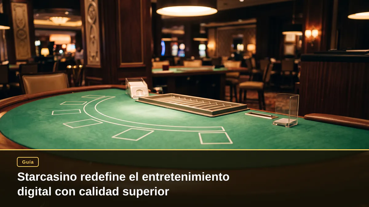 Starcasino redefine el entretenimiento digital con calidad superior