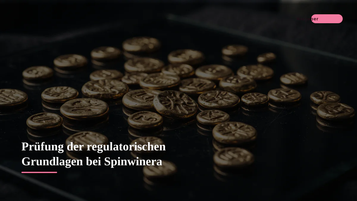 Prüfung der regulatorischen Grundlagen bei Spinwinera