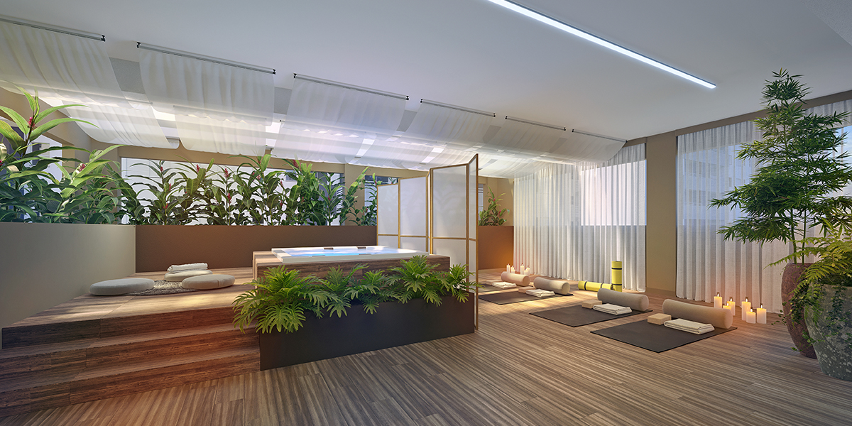 Espaço Zen com Hidromassagem