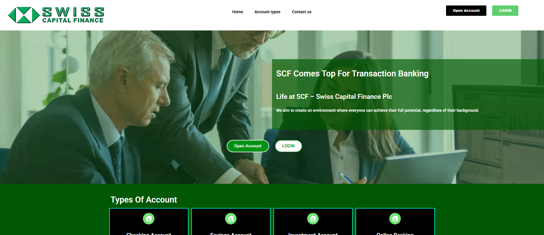 Screenshot of scfplc.com