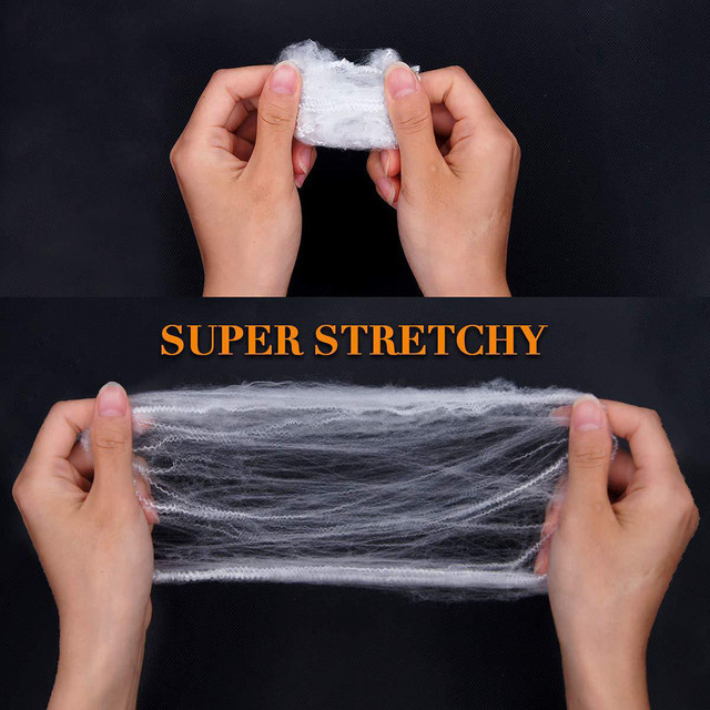 Stretchy White Cobweb