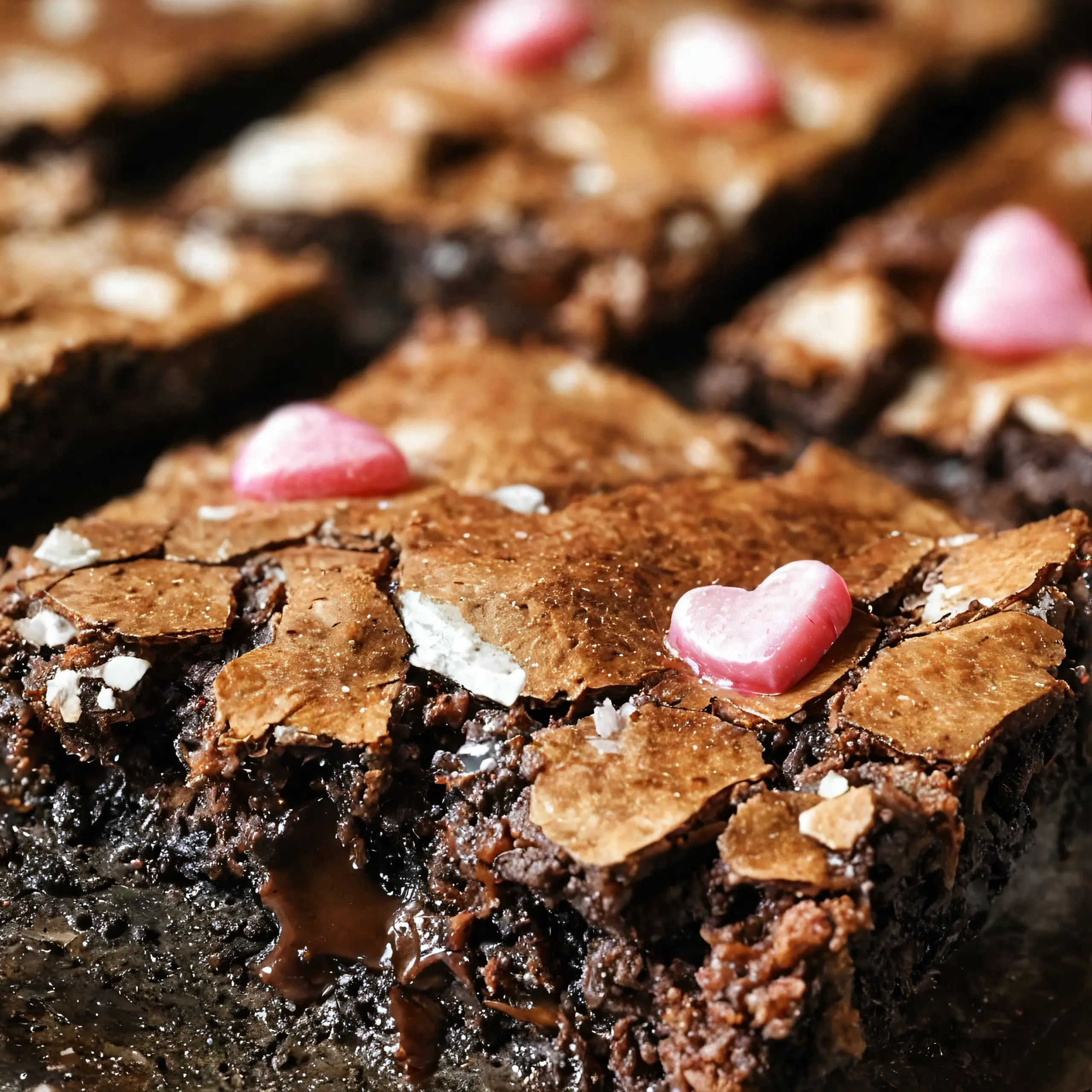 Unwiderstehliche Valentins-Brownie-Kollektion