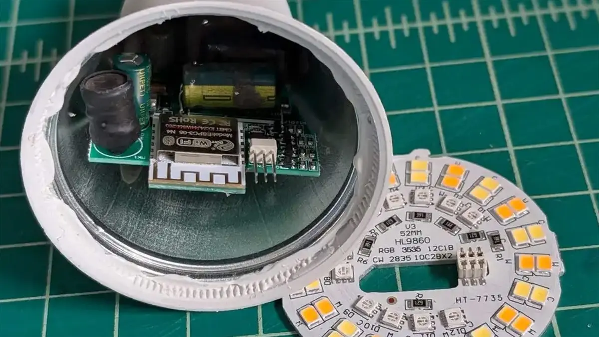 Smart Lightbulb Becomes Secret Book Library