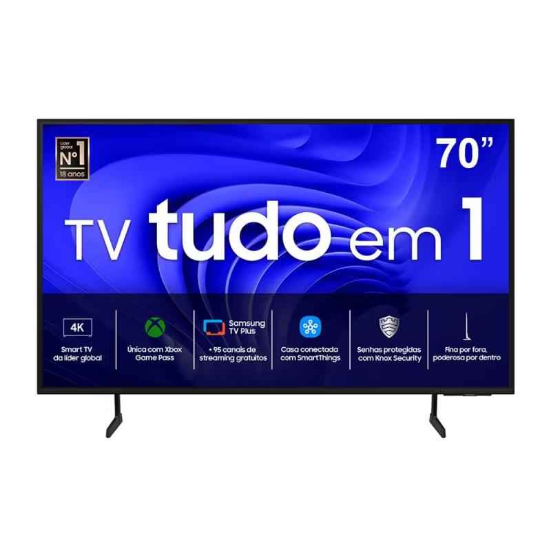Smart TV 70 4k UHD Samsung 70DU7700 Crystal Gaming Hub