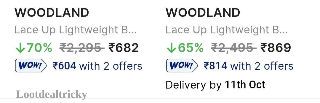 Woodland Shoes Starting – Just ₹682 | Loot Ka Maal