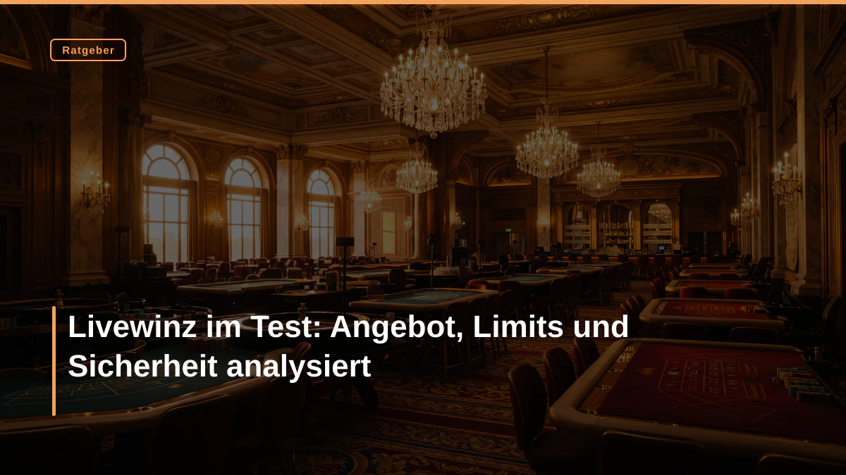 Livewinz im Test: Angebot, Limits und Sicherheit analysiert