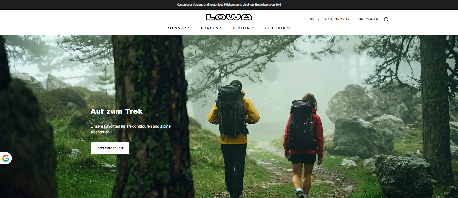 eur.lowaseurope.com का सहेजा गया कैप्चर