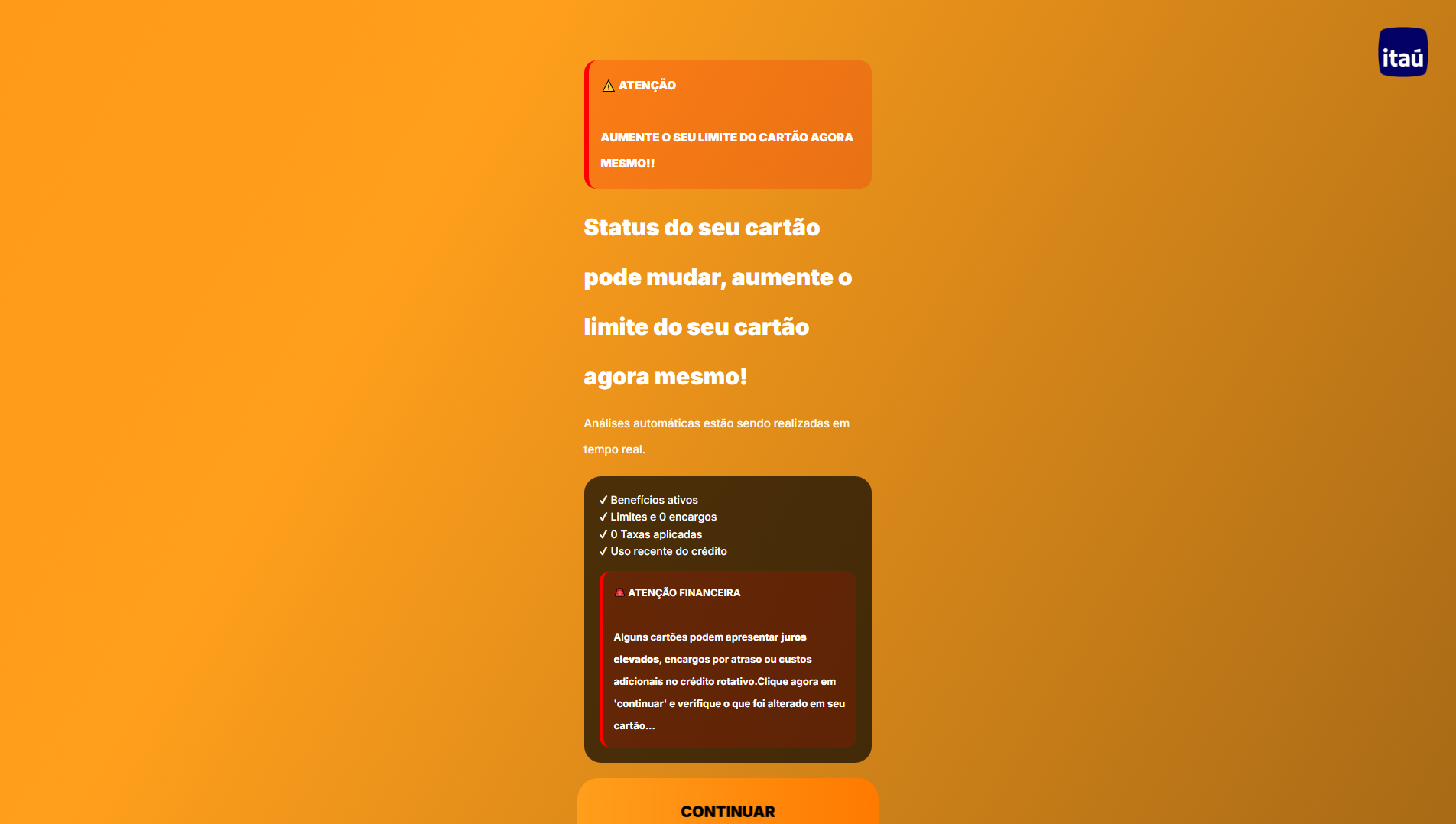 Gespeicherte Aufnahme von itau-com.vercel.app