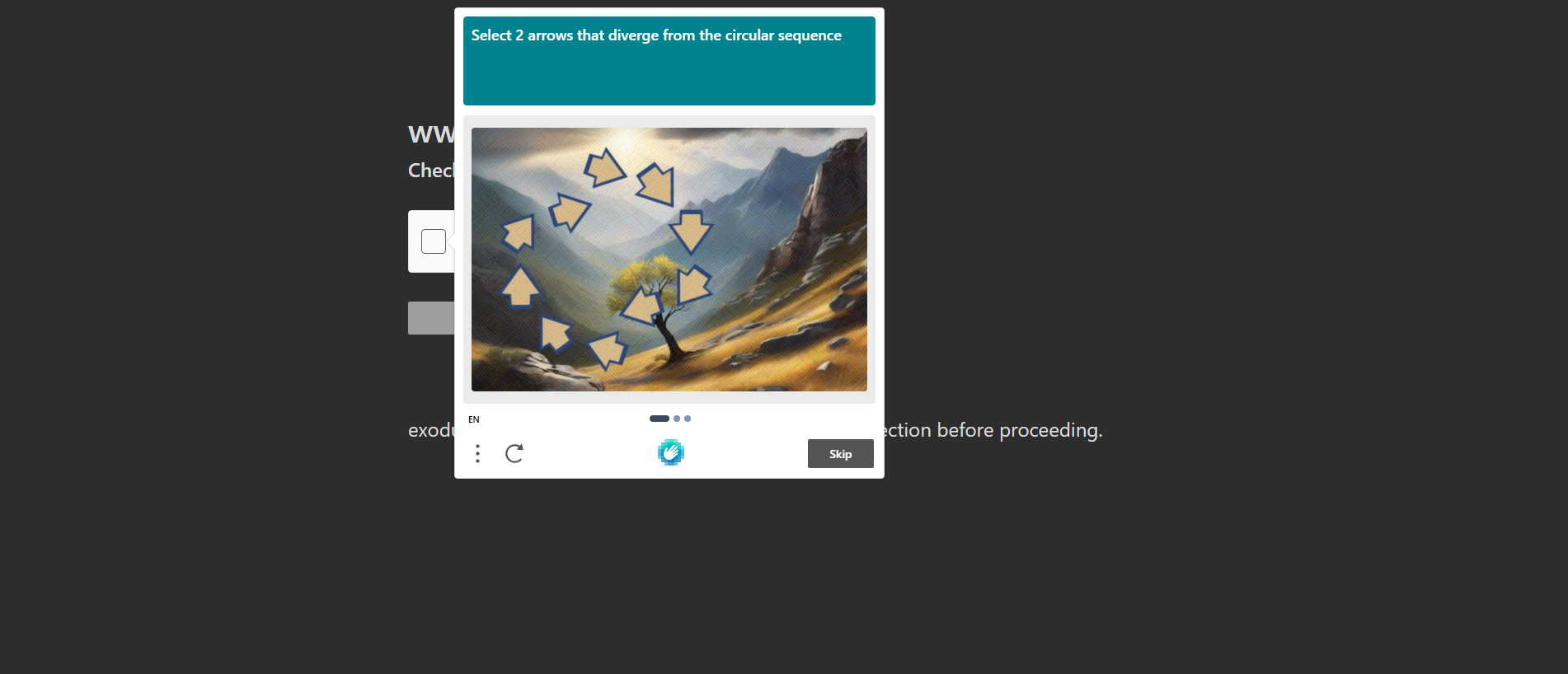 Screenshot of exodusbase.org