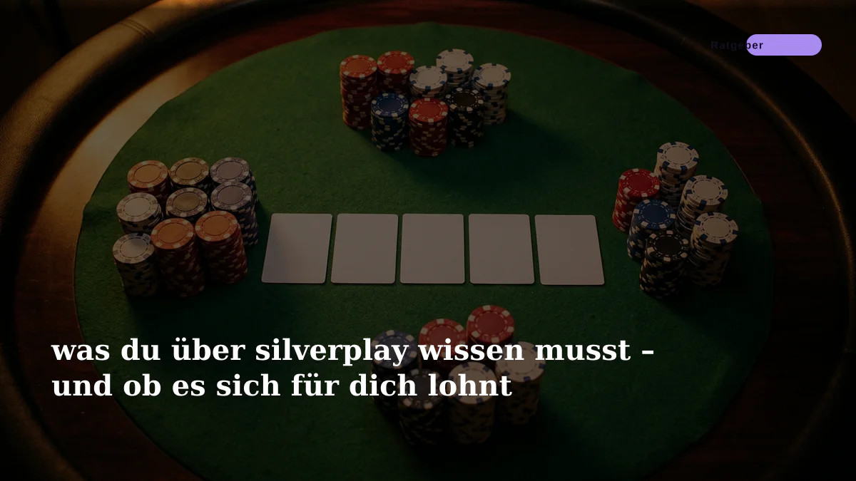 was du über silverplay wissen musst – und ob es sich für dich lohnt