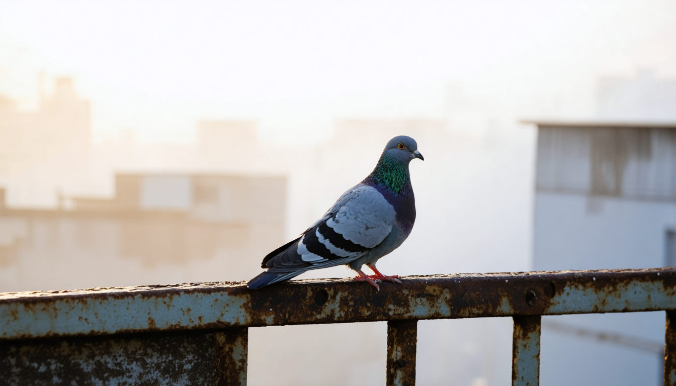 A pigeon doing more physics in one hop than a trillion-parameter model does in a fiscal quarter.