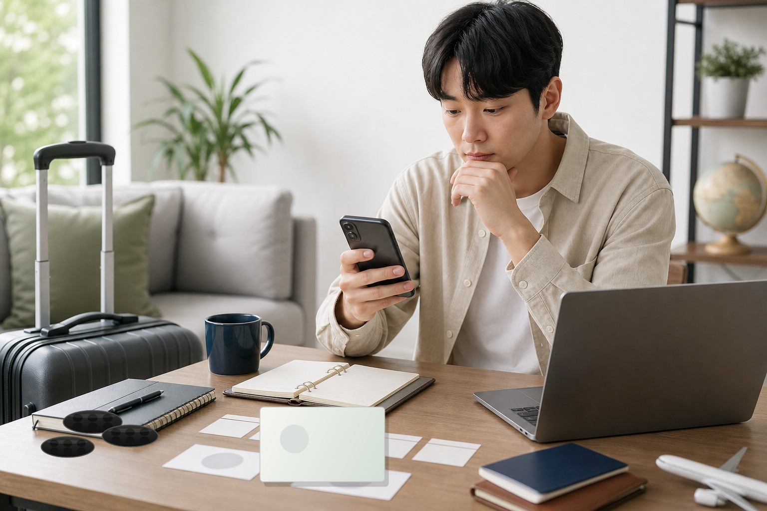 실물카드 방식인지 먼저 확인해야 합니다 내용을 설명하는 관련 이미지