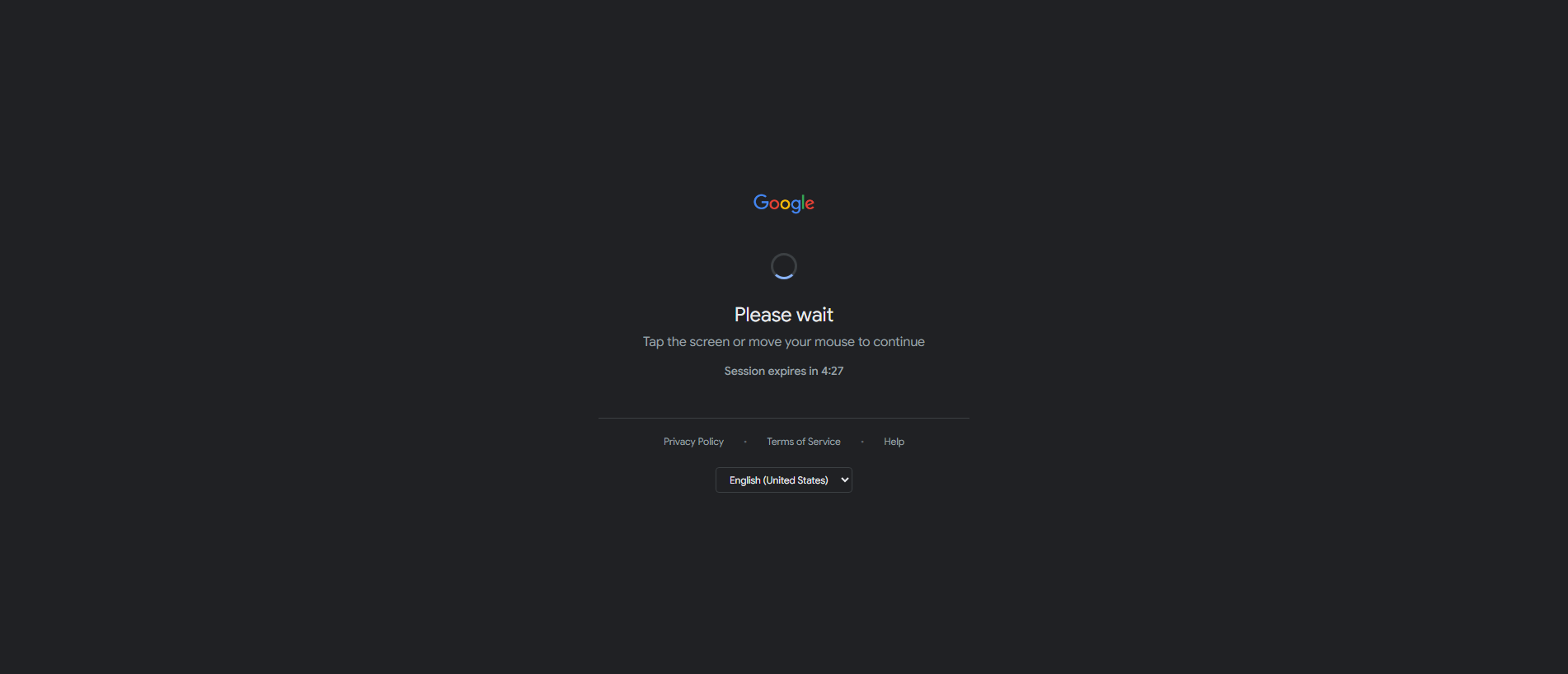 Stored capture of supportpage-google.com