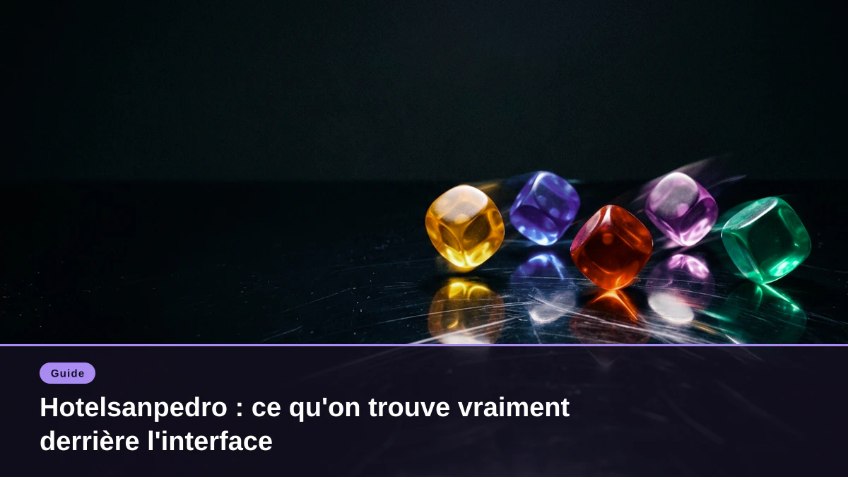Hotelsanpedro : ce qu'on trouve vraiment derrière l'interface