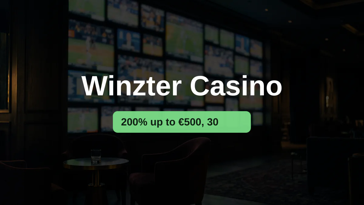 Winzter Casino — Willkommensbonus 200% up to €500, 30, Zahlungen: Visa, Mastercard, PayPal, Skrill, Neteller