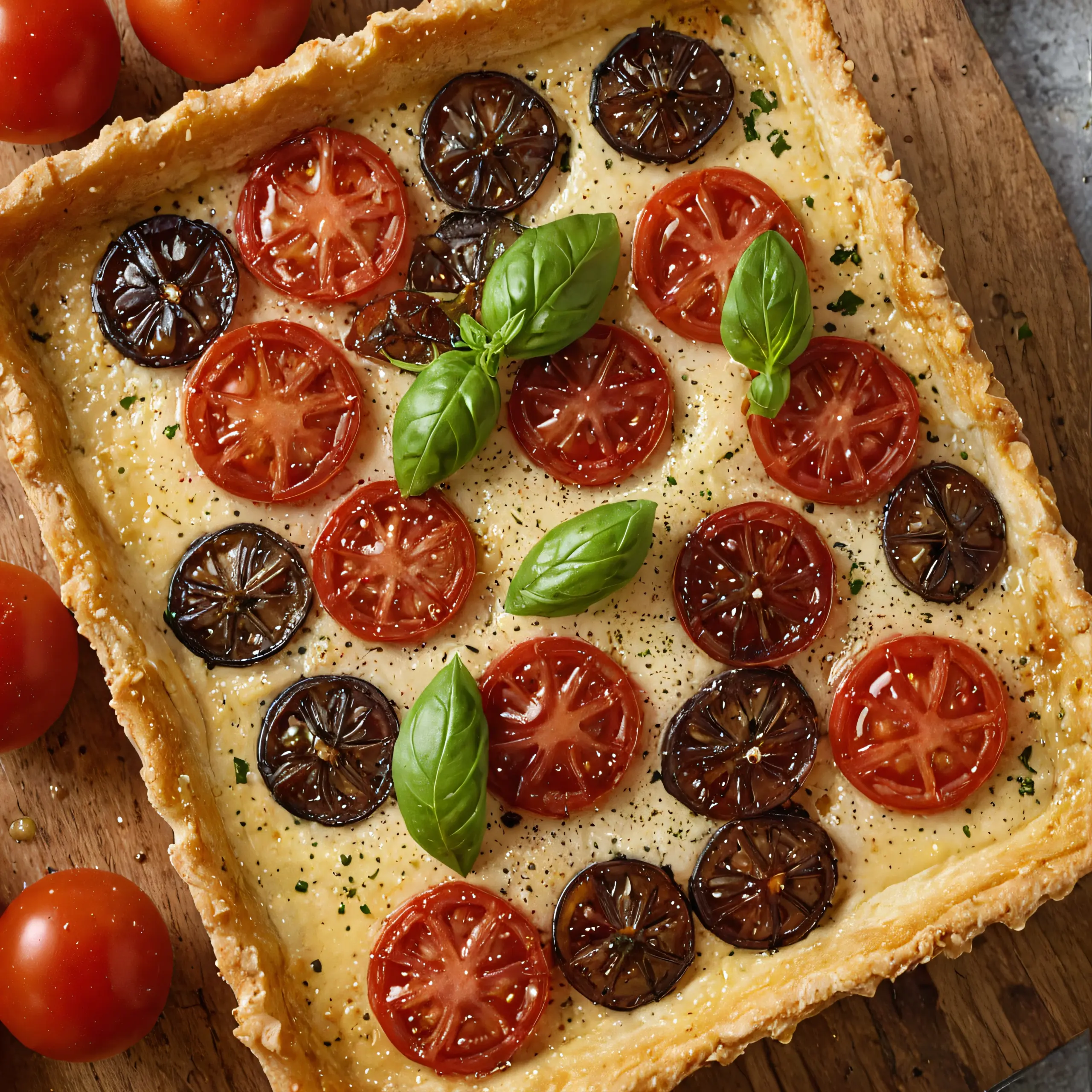 Ricotta and Roasted Tomato Tart Recipe