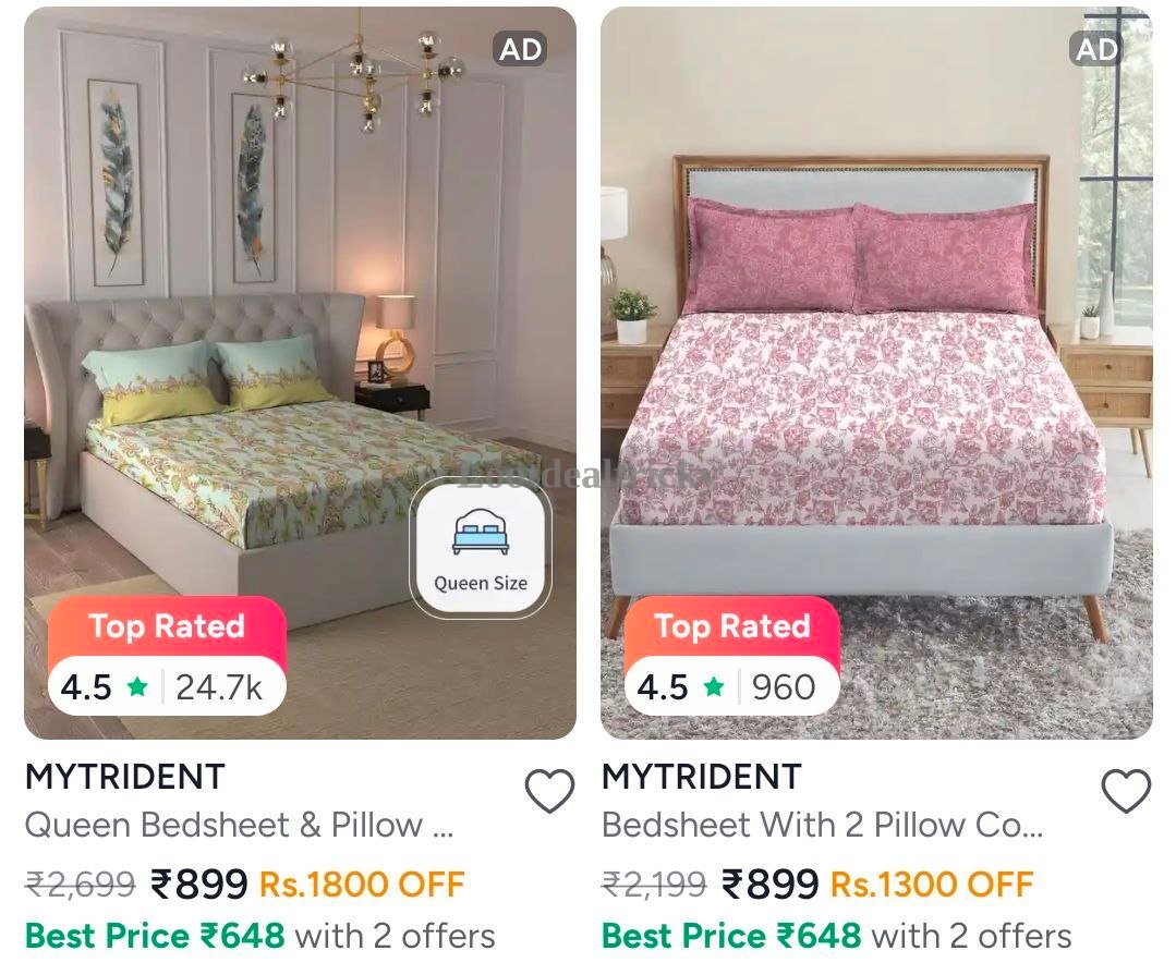 Mytrident Bedsheets Under | Limited Time Loot Offer Mytrident Bedsheets Under | Limited Time Loot Offer