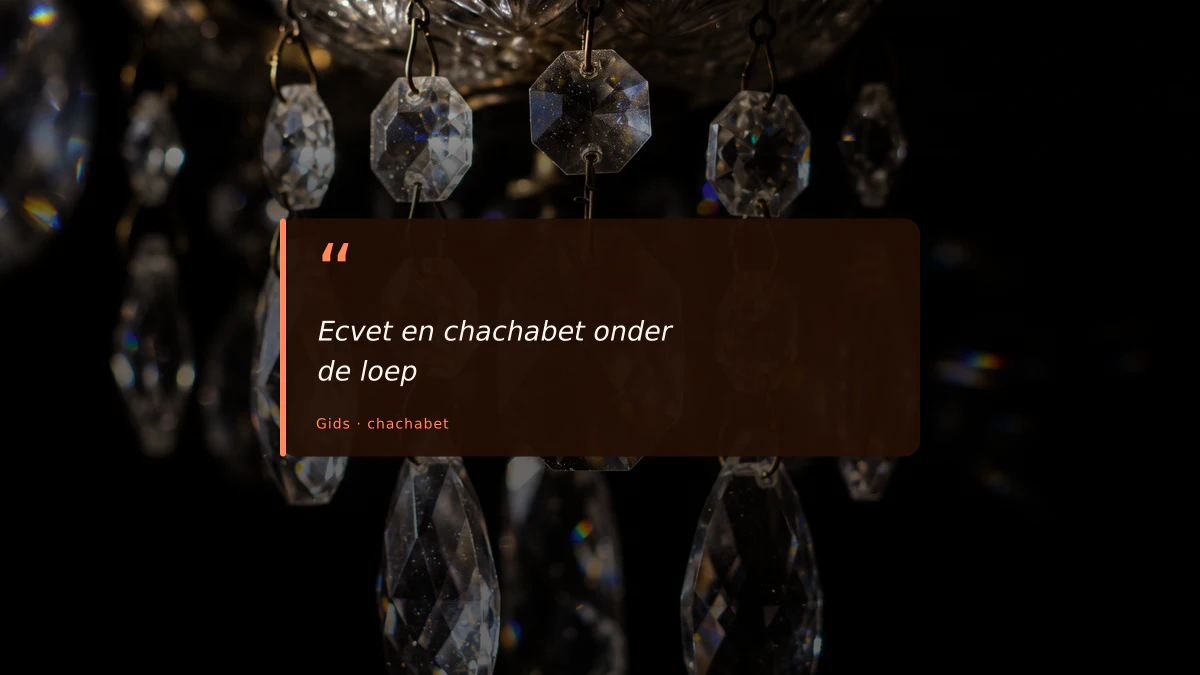 Ecvet en chachabet onder de loep
