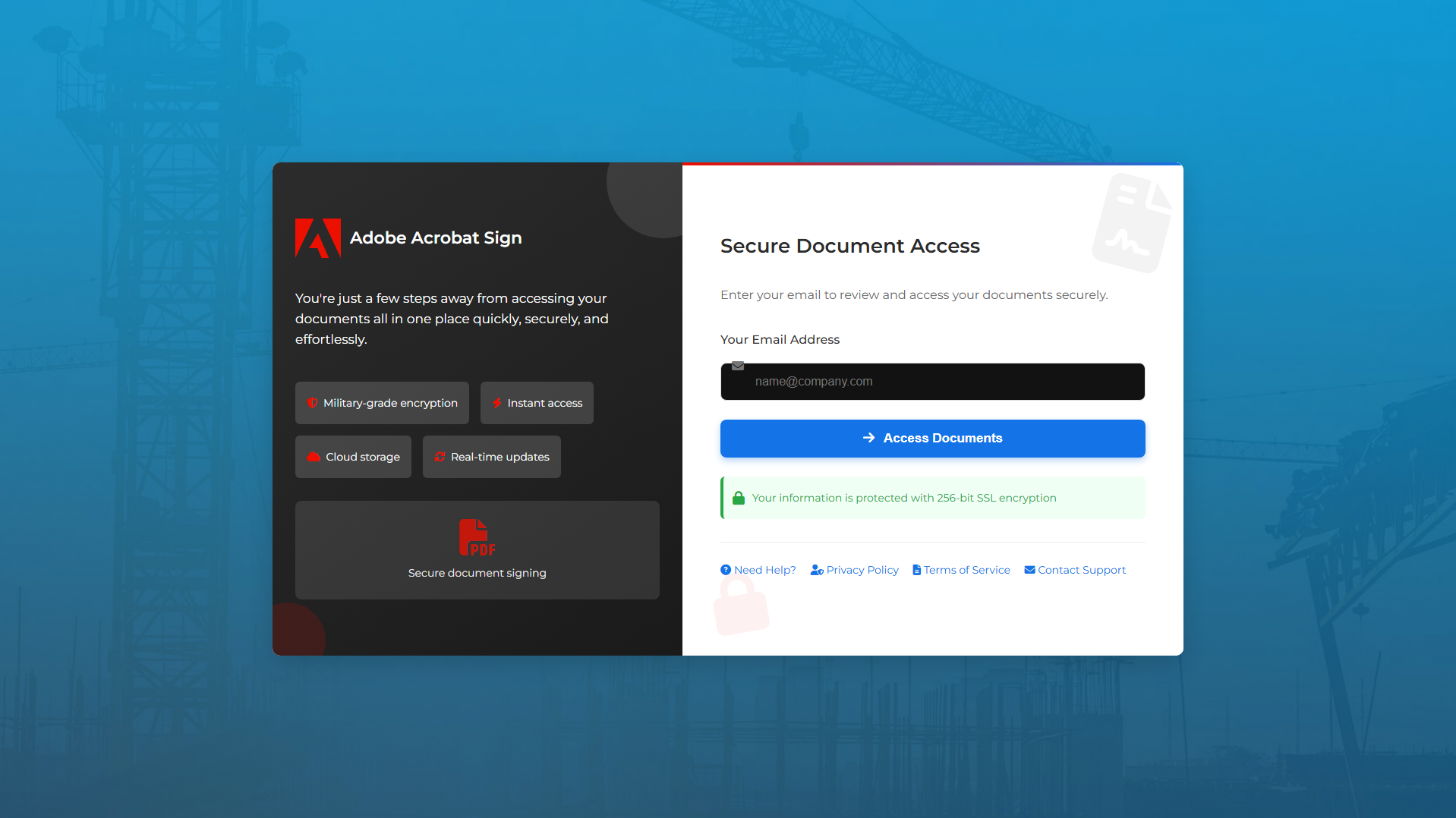 Forensic screenshot of bostonpower.ng showing the phishing page layout