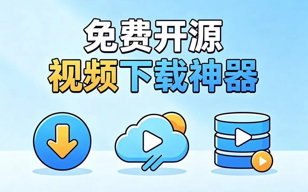 免费开源视频下载神器，支持1000+国内外平台