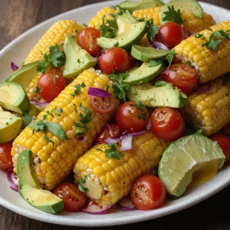 Summer Corn Salad with Avocado: Refreshing!