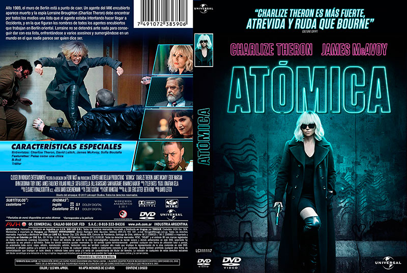 Atomi carat - Atómica (Atomic Blonde) [DVD9 Full] [Pal] [Esp/Ing] [5.1] [Sub:Esp] [2017] [Acción/Intriga] [VS]
