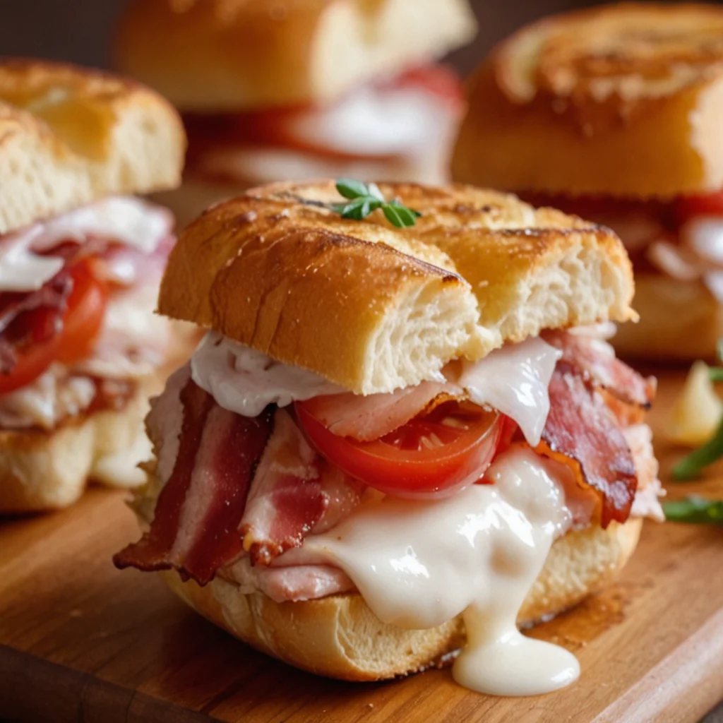 Kentucky Hot Brown Mini Sandwiches