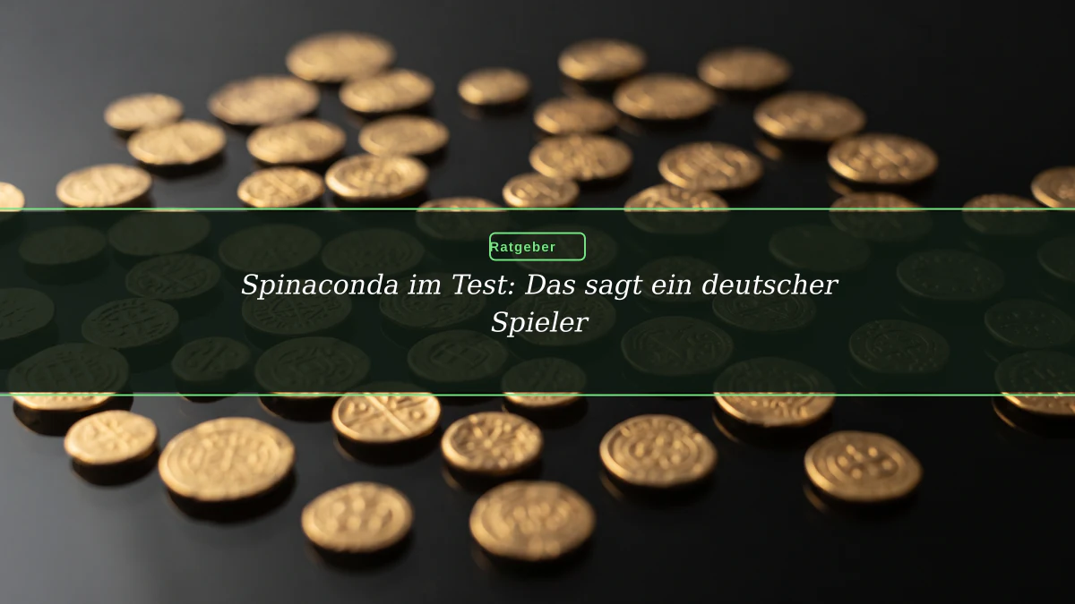 Spinaconda im Test: Das sagt ein deutscher Spieler