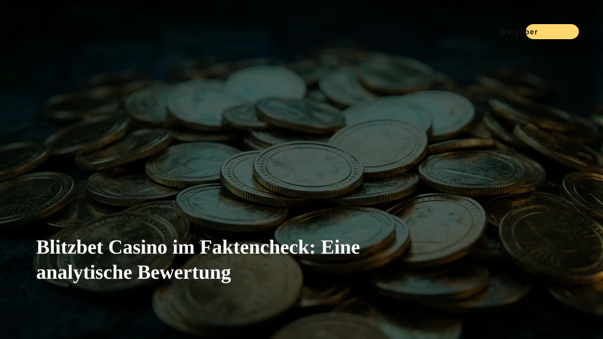 Blitzbet Casino im Faktencheck: Eine analytische Bewertung