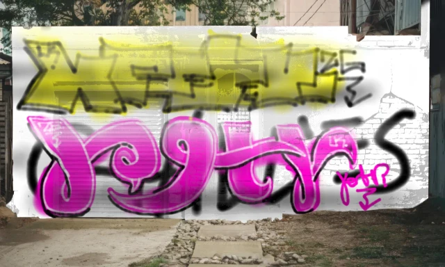 Graffiti artwork by xertv