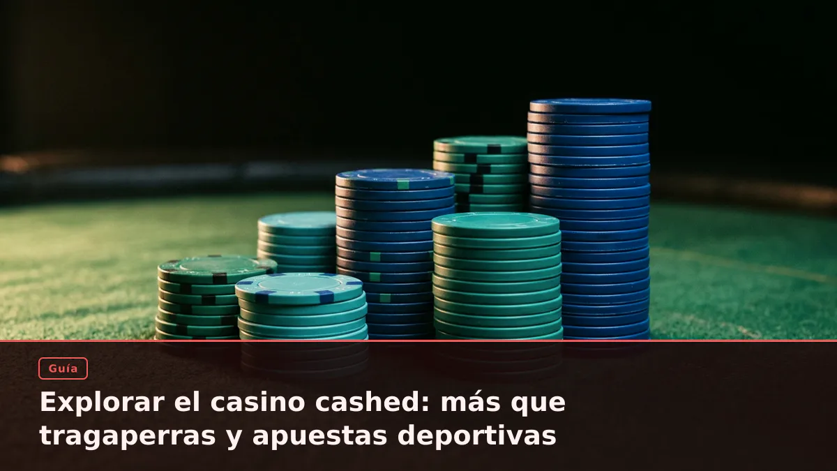 Explorar el casino cashed: más que tragaperras y apuestas deportivas