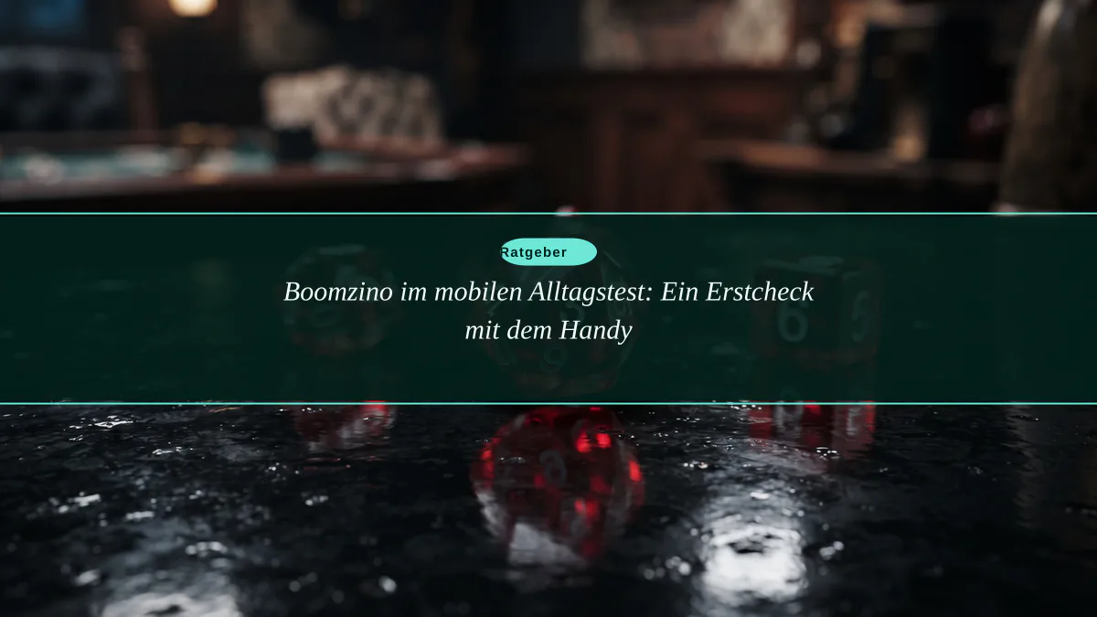 Boomzino im mobilen Alltagstest: Ein Erstcheck mit dem Handy