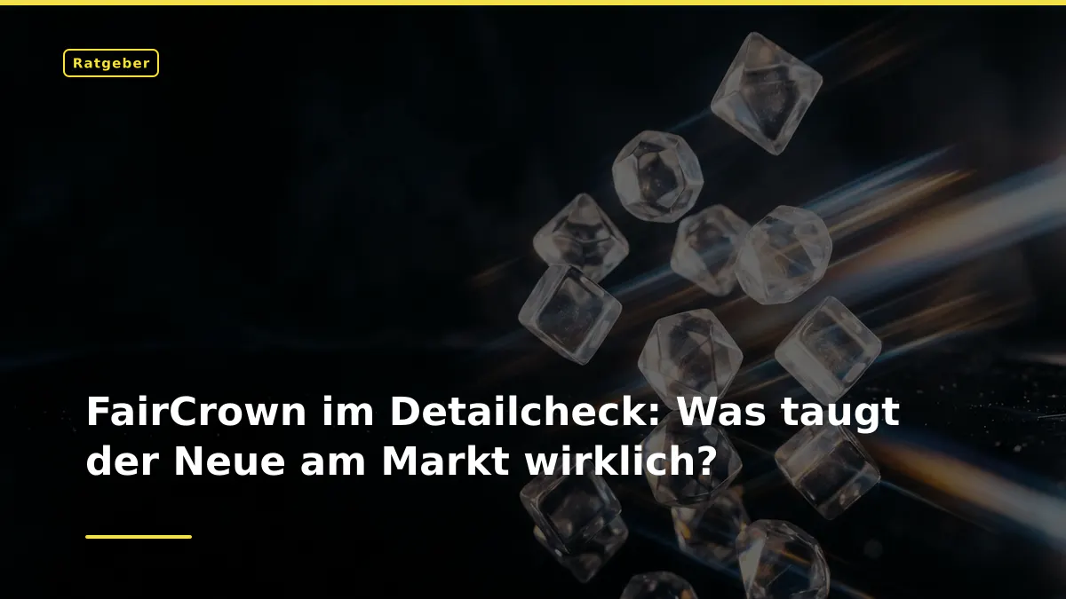 FairCrown im Detailcheck: Was taugt der Neue am Markt wirklich?