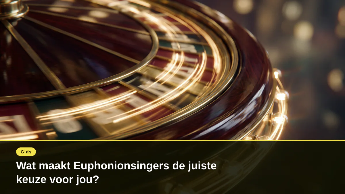 Wat maakt Euphonionsingers de juiste keuze voor jou?