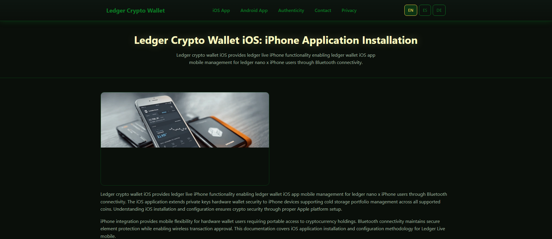 Stored capture of ledger-crypto-wallet-ios.com