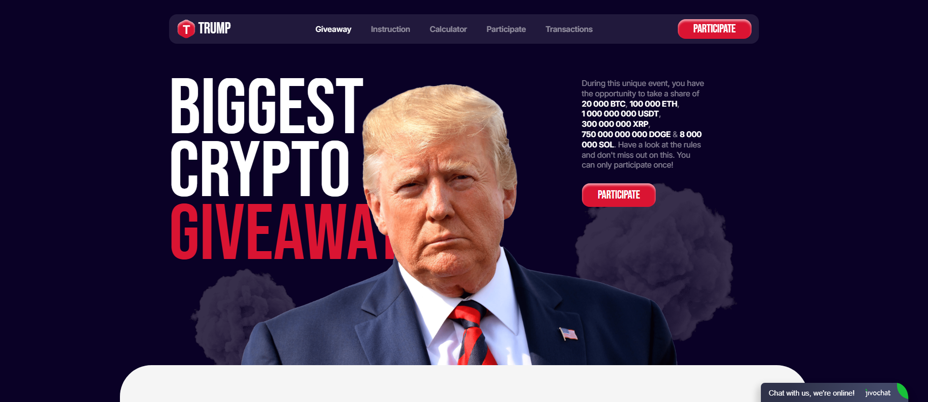 Stored capture of trump-live-2026.org