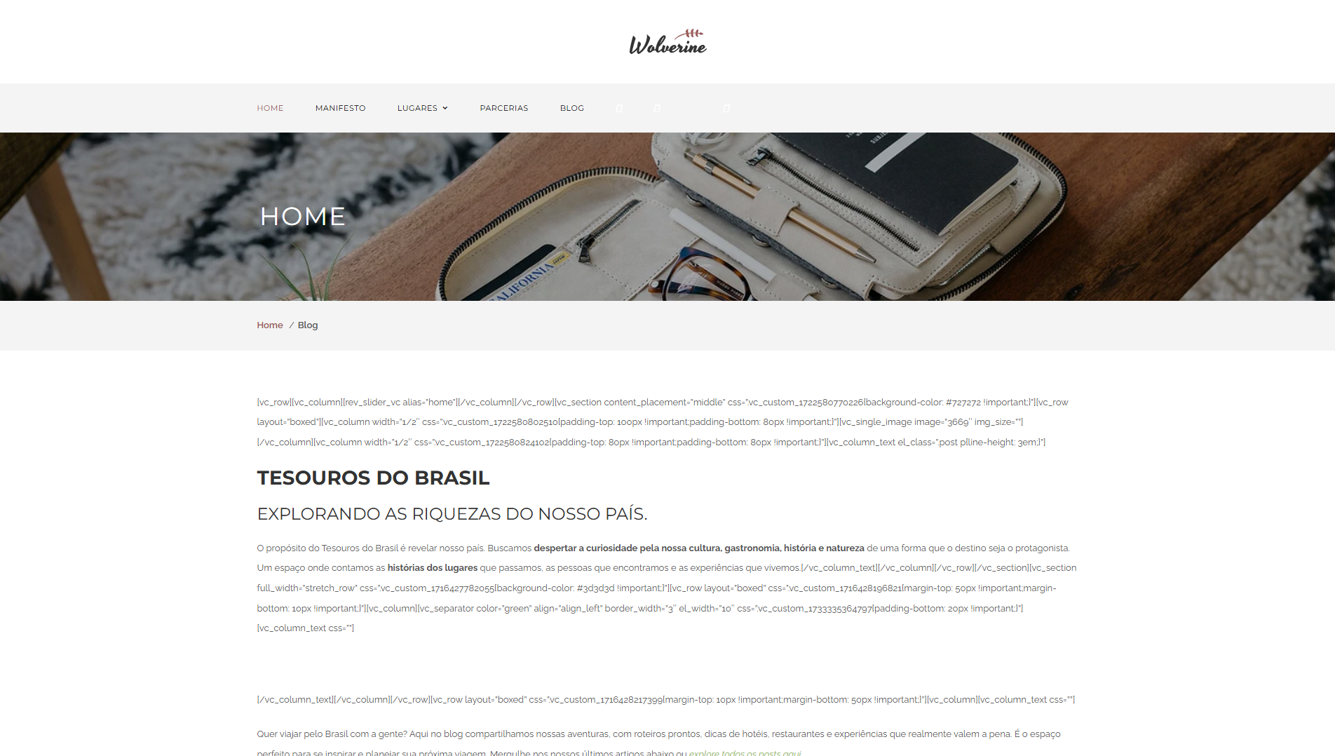 Stored capture of tesourosdobrasil.com.br