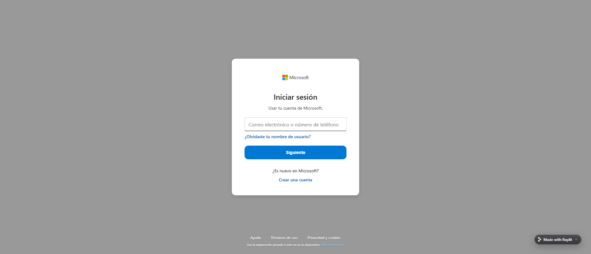Forensic screenshot of [REDACTED] showing the phishing page layout