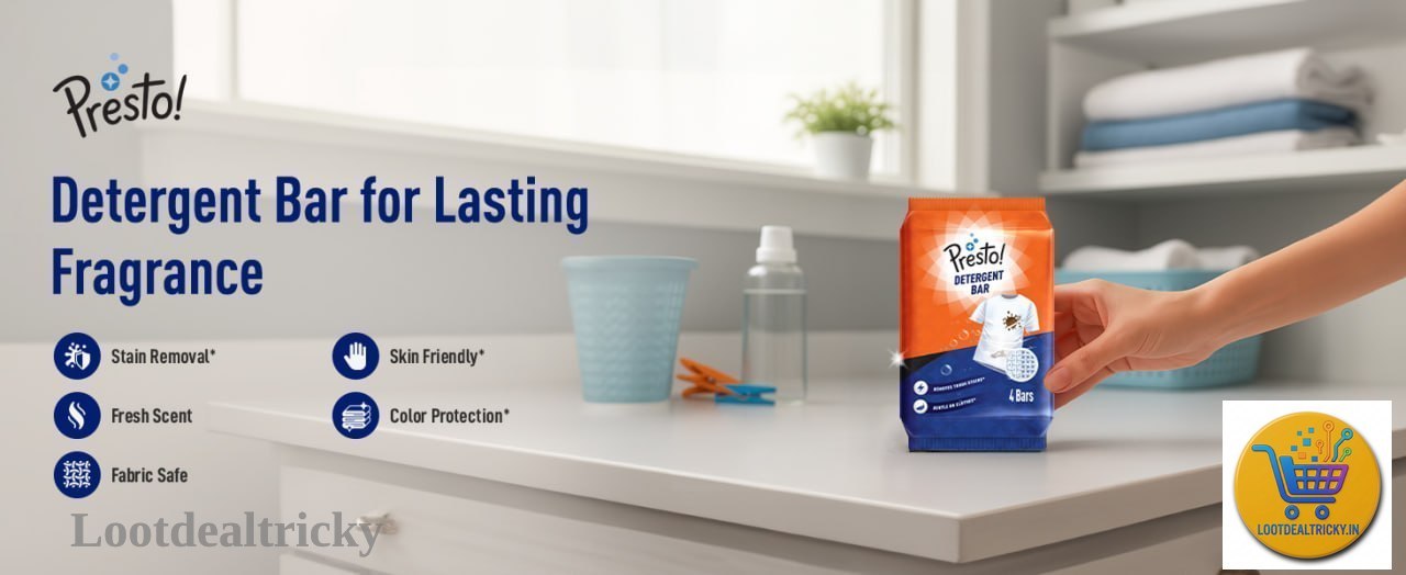 Presto Detergent Bar – Just ₹95 | Loot Lo