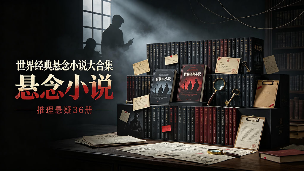 《世界经典悬念小说大合集》套装36册