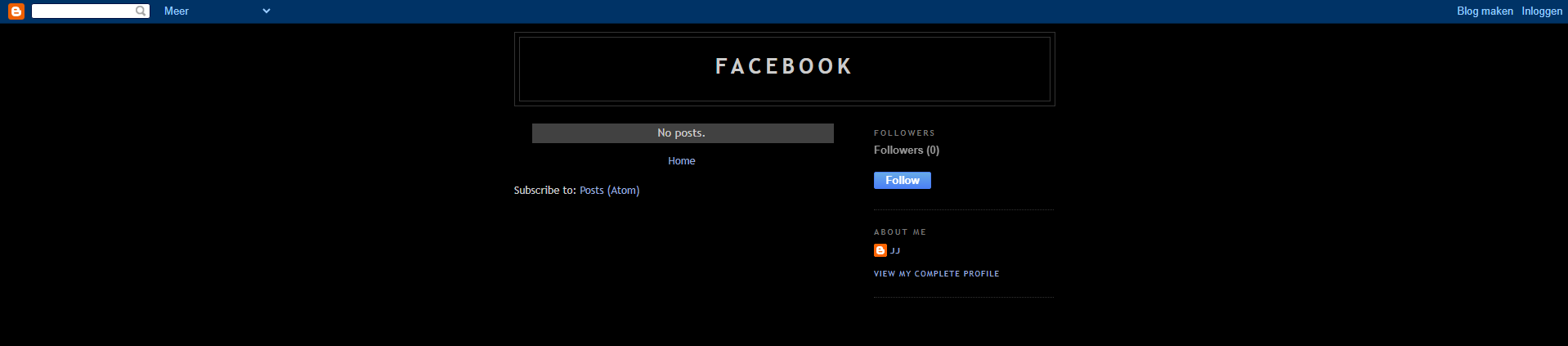 Forensic screenshot of jj-facebook.blogspot.com showing the phishing page layout
