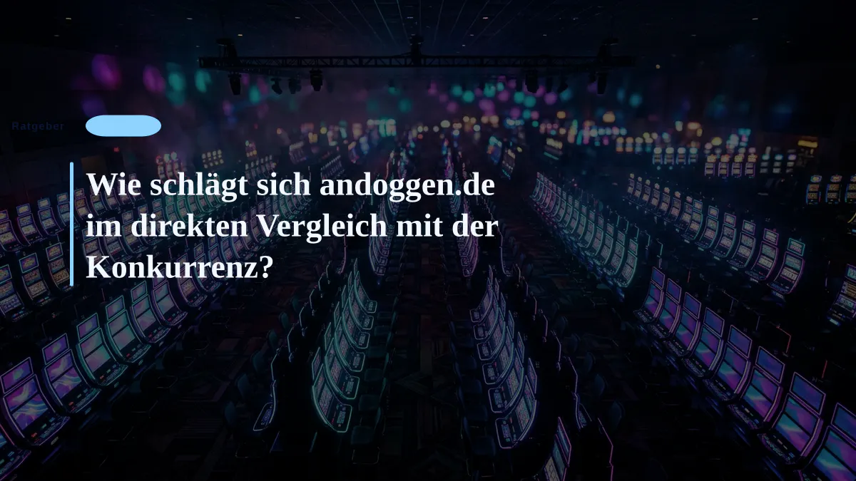 Wie schlägt sich andoggen.de im direkten Vergleich mit der Konkurrenz?